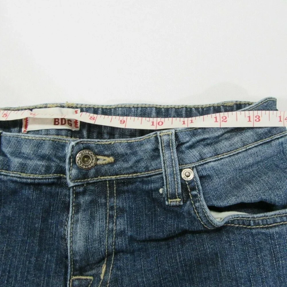 BDG Cut Off Raw Hem Booty Jean Shorts Size 25